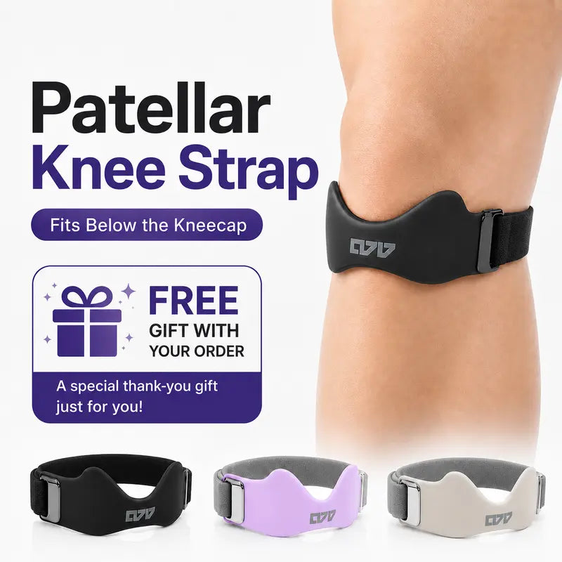 HYPICHOR Adjustable Silicone Patellar Tendon Support Strap